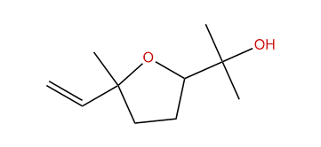 2-(Tetrahydro-5-methyl-5-vinylfuran-2-yl)-propan-2-ol